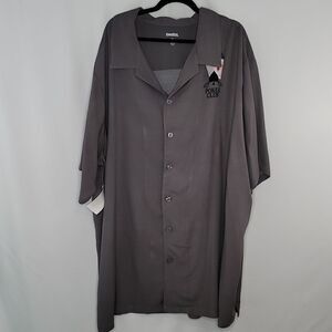 King Size‎ Gray Rayon Poker Shirt